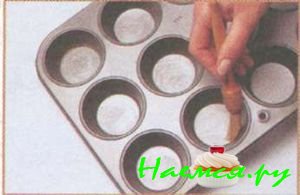 Кексы с голубикой