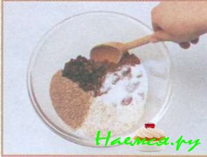 Булочки с изюмом и отрубями