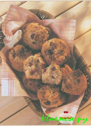 Булочки с малиной и крошкой