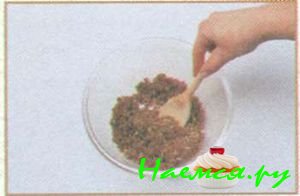 Булочки с малиной и крошкой