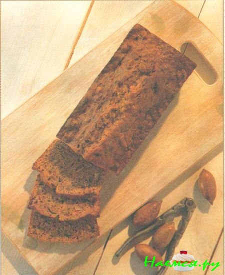 Хлеб с орехами пекан и финиками