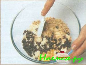 Хлеб с грецкими орехами и шоколадной крошкой