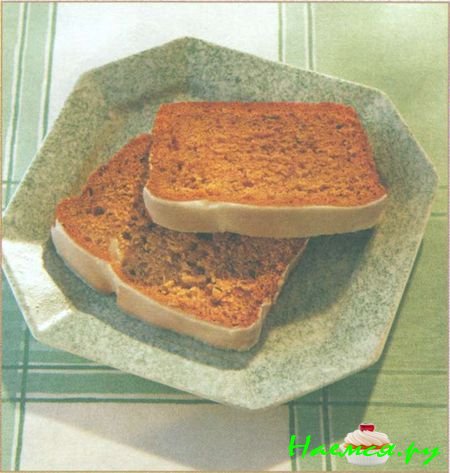 Глазированный пряный банановый хлеб