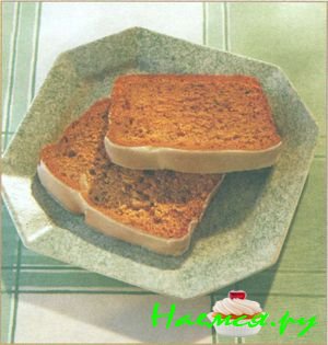 Глазированный пряный банановый хлеб