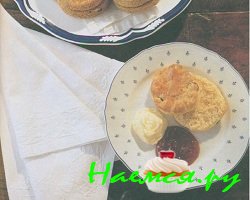 Апельсиновые лепешки с изюмом