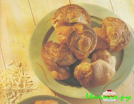 Воздушные булочки с зеленью