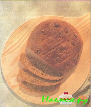Хлеб с грецкими орехами