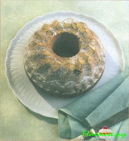 Ромовая баба с миндалем