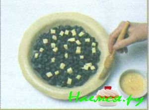 Сетчатый пирог с ягодами