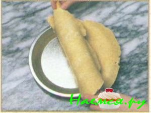 Пирог &laquo;Персиковые листья&raquo;