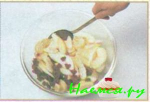 Яблочно-грушевый тертый пирог