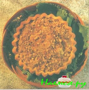 Яблочно-грушевый тертый пирог