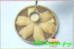 Шоколадный грушевый пирог