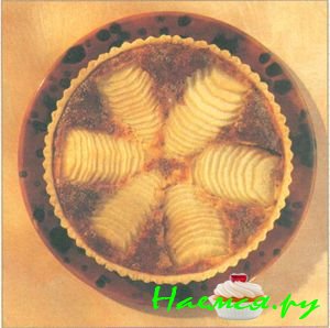 Шоколадный грушевый пирог