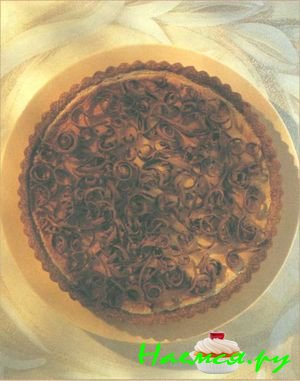 Шоколадно-лимонный пирог