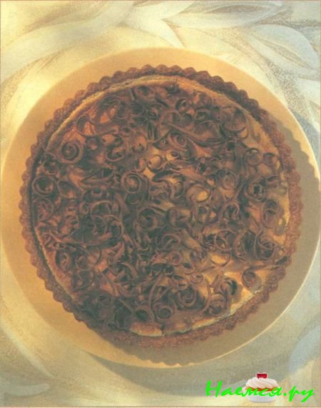 Шоколадно-лимонный пирог