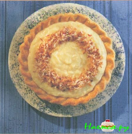 Кокосово-сливочный пирог
