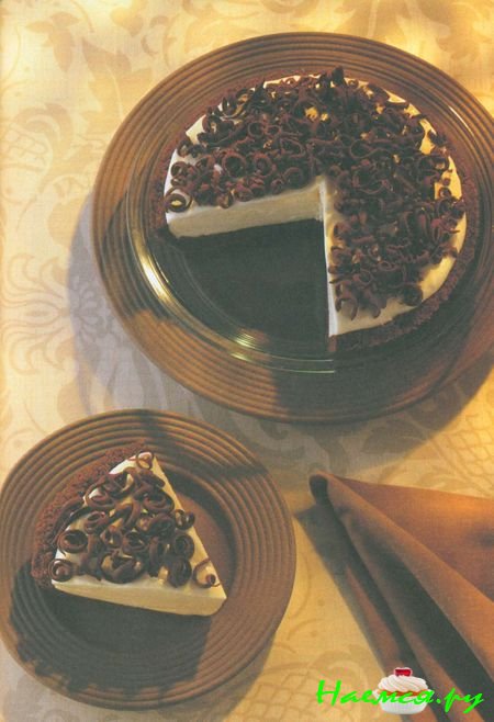 Пирог &laquo;Белое на черном&raquo;