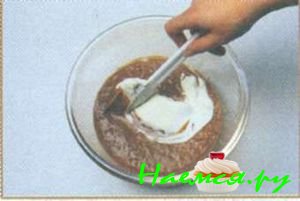 Шоколадный воздушный пирог