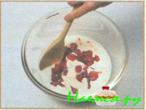 Замороженный клубничный пирог