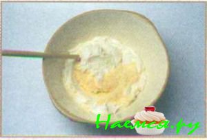 Пирог с киви и сыром рикотта