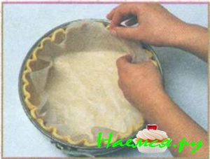 Пирог с киви и сыром рикотта