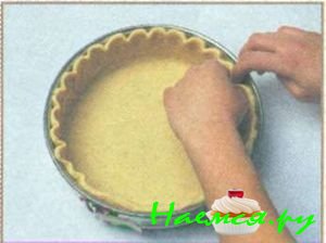 Пирог с киви и сыром рикотта