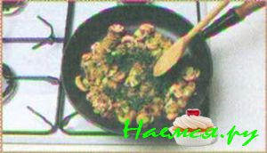 Грибной киш