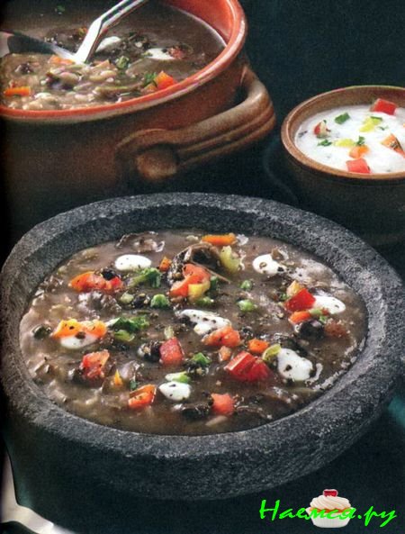 Суп из сушеных грибов