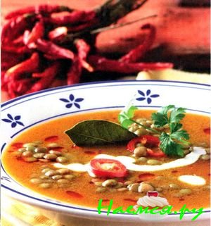 Суп из чечевицы по-венгерски