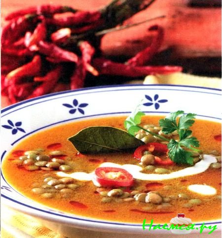 Суп из чечевицы по-венгерски
