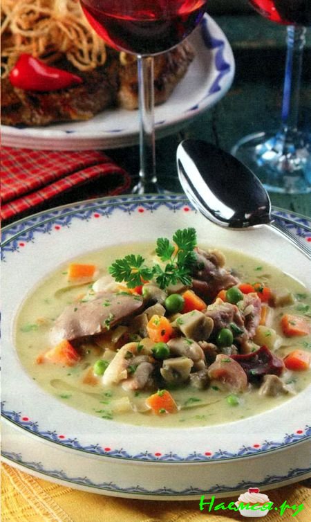 Суп из птичьих потрохов 