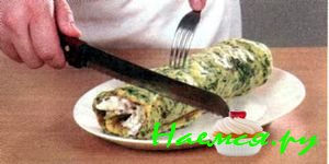 Рулеты из шпината и цветной капусты