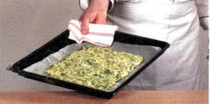 Рулеты из шпината и цветной капусты