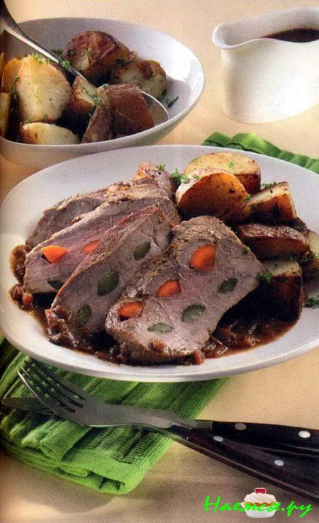 Нашпигованное жаркое