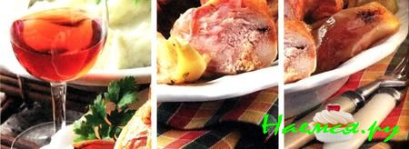 Фазан с яблоками