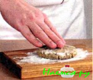 Котлеты из телятины с белым соусом