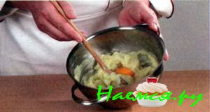 Мясная запеканка с картофельным пюре