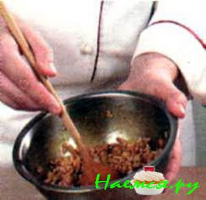 Макаронная запеканка с мясом