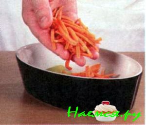 Ассорти овощное, запеченное с белым соусом