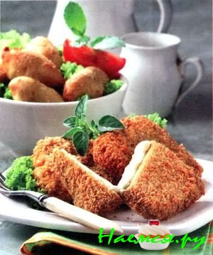 Сыр в сухарях