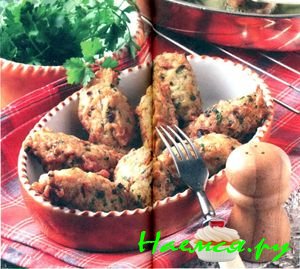 Картофельные шарики с петрушкой