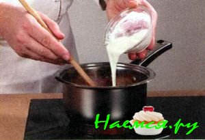 Курица со сметаной