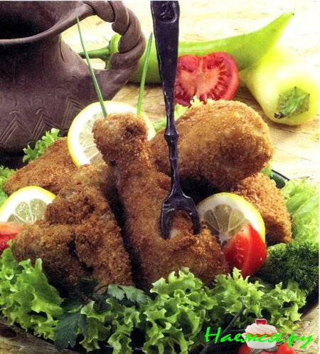 Цыплята в панировке