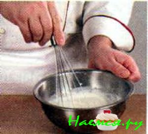 Рулеты из ветчины с начинкой и яичным кремом