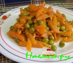 Морковь с горошком