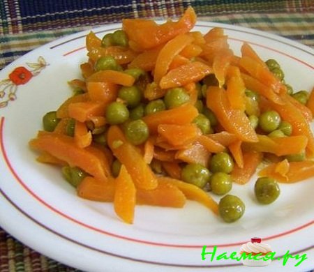 Морковь с горошком