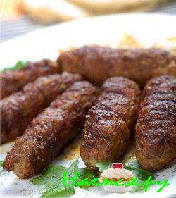 Бараньи кебабы в цукини