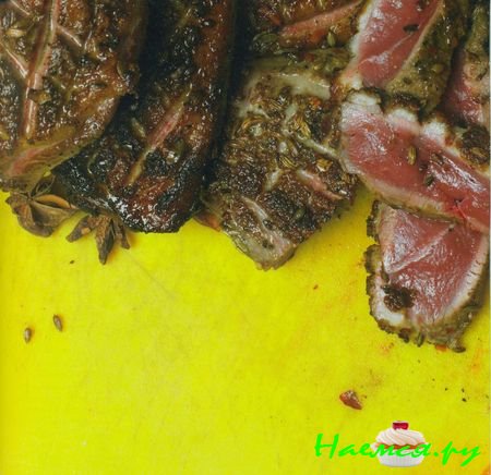 Утиные грудки с красными апельсинами и анисом