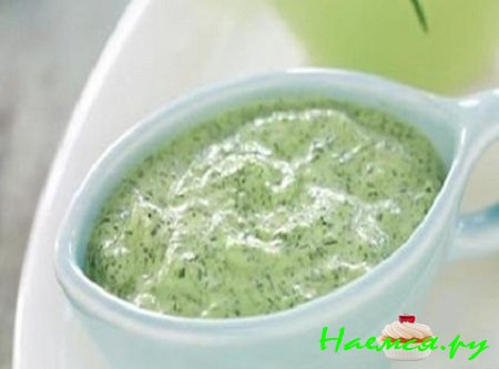 Соус из горчицы и водяного кресса